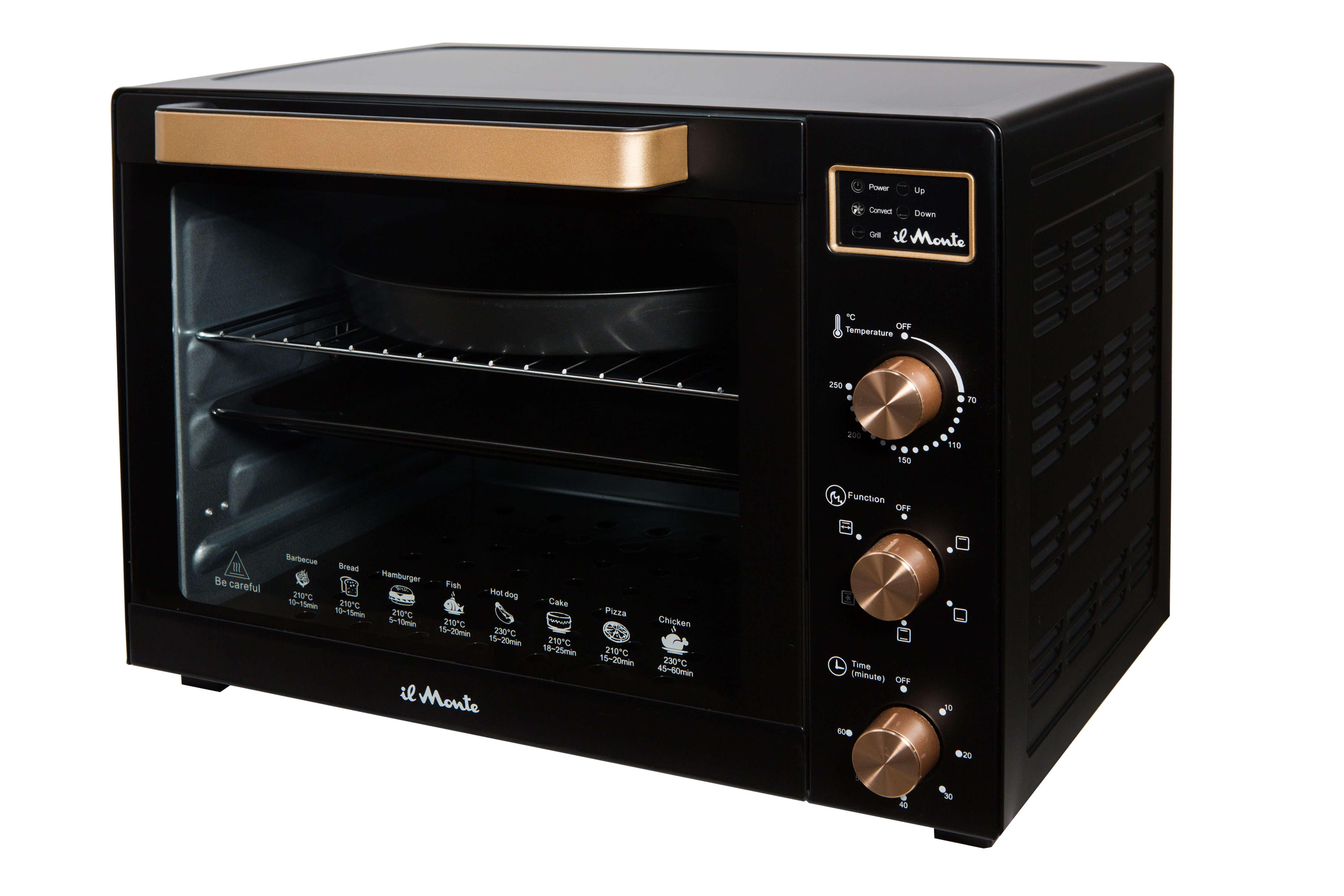 Мини-печь il Monte EO-6010 черный