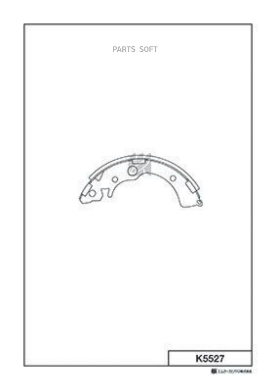 

Колодки барабанные\ Honda Civic 91 KASHIYAMA K5527 K5527-01 =4096.01