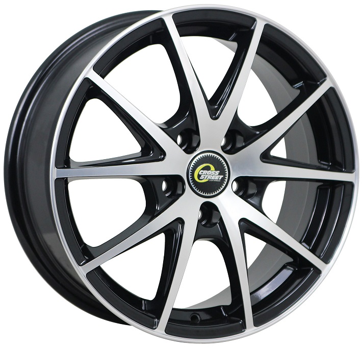 

Колесный диск CrossStreet CR-17 BFP 6.5x16/5x114.3 ET45 D60.1, Черный;серебристый