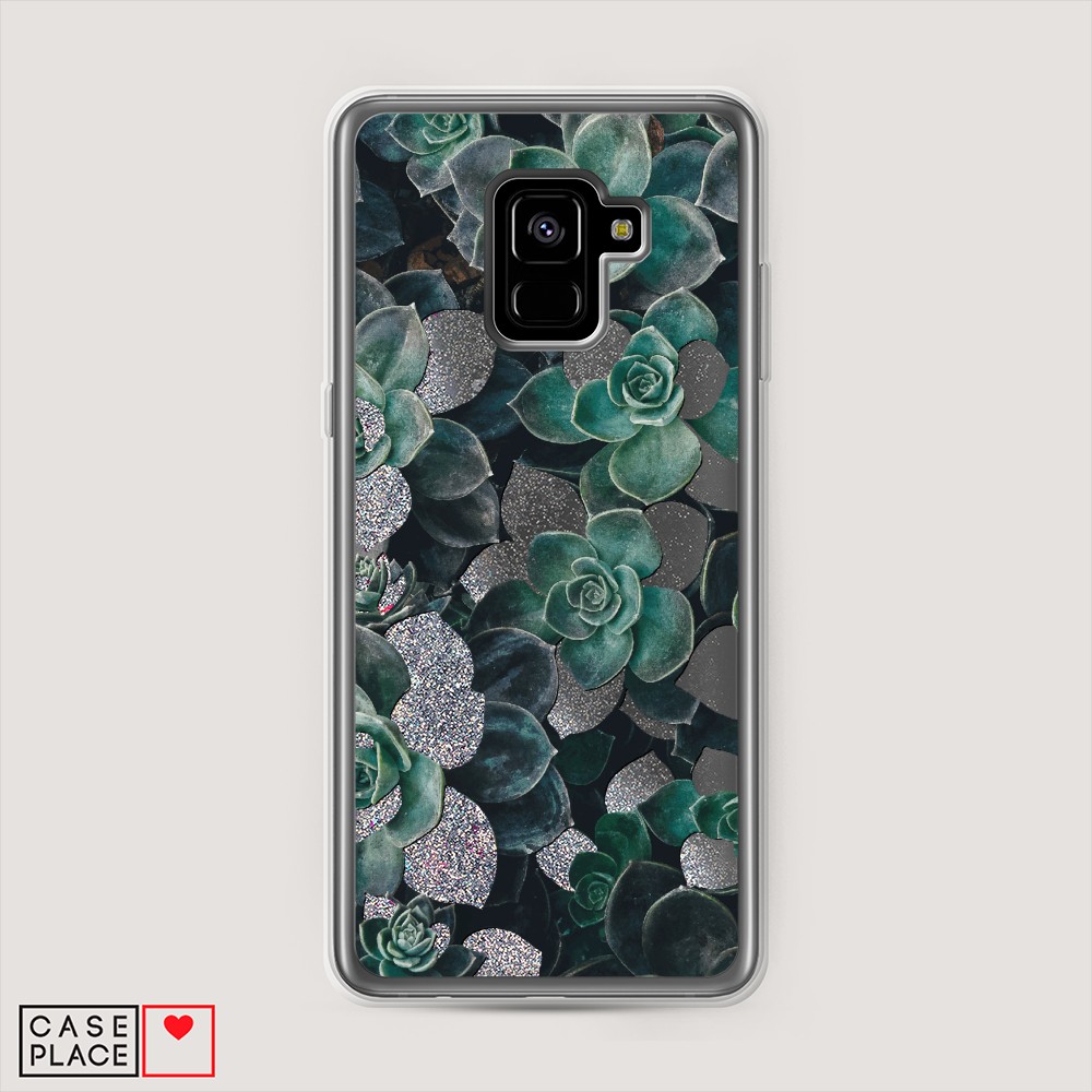 

Чехол Awog "Сукуленты цветные" на Samsung Galaxy A8 Plus, 25591-1