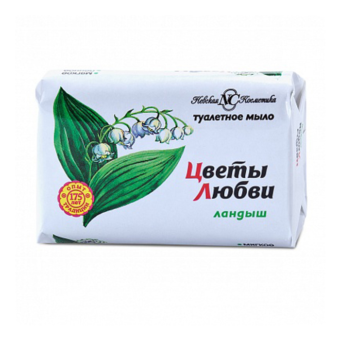 

Мыло туалетное Невская косметика «Цветы любви», ландыш, 90 г(4 шт.)