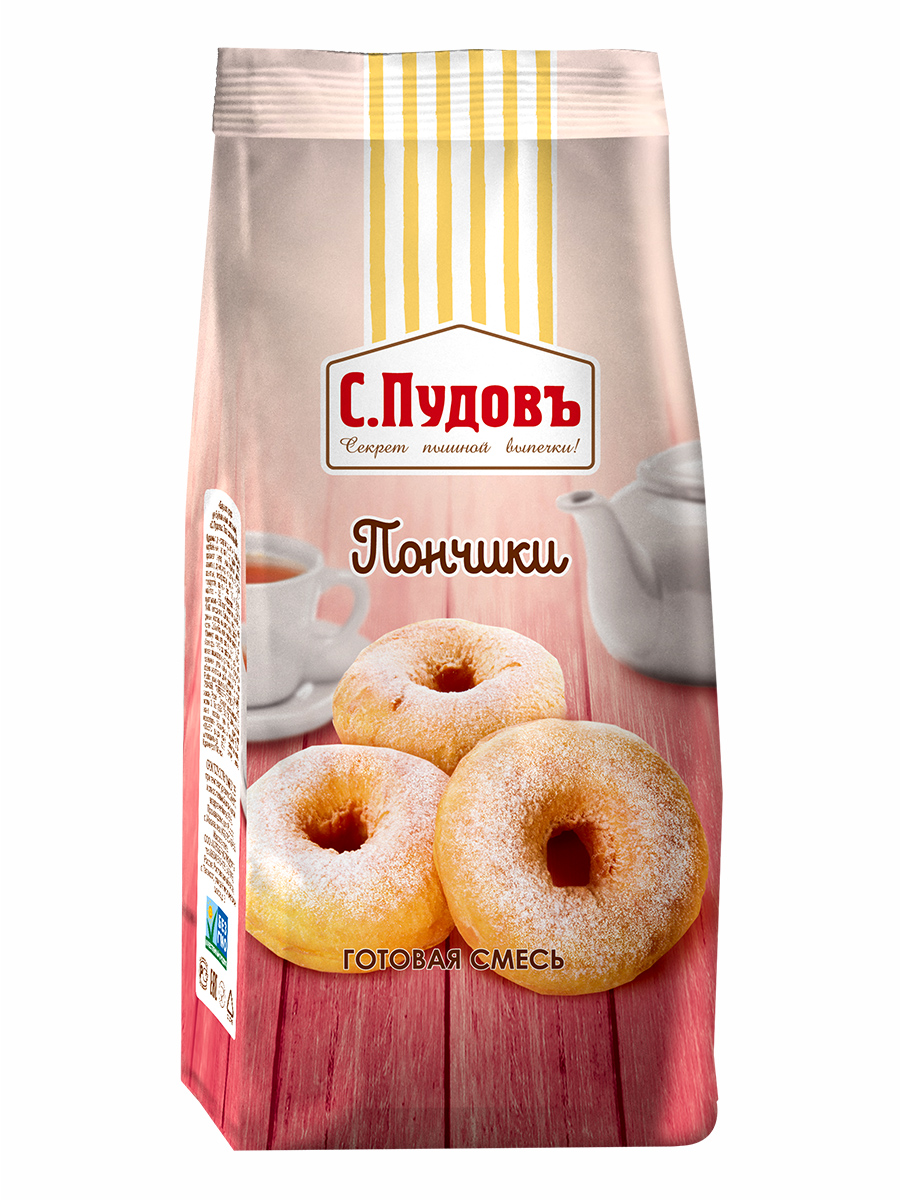 

Смесь для выпечки С.Пудовъ пончики 400 г