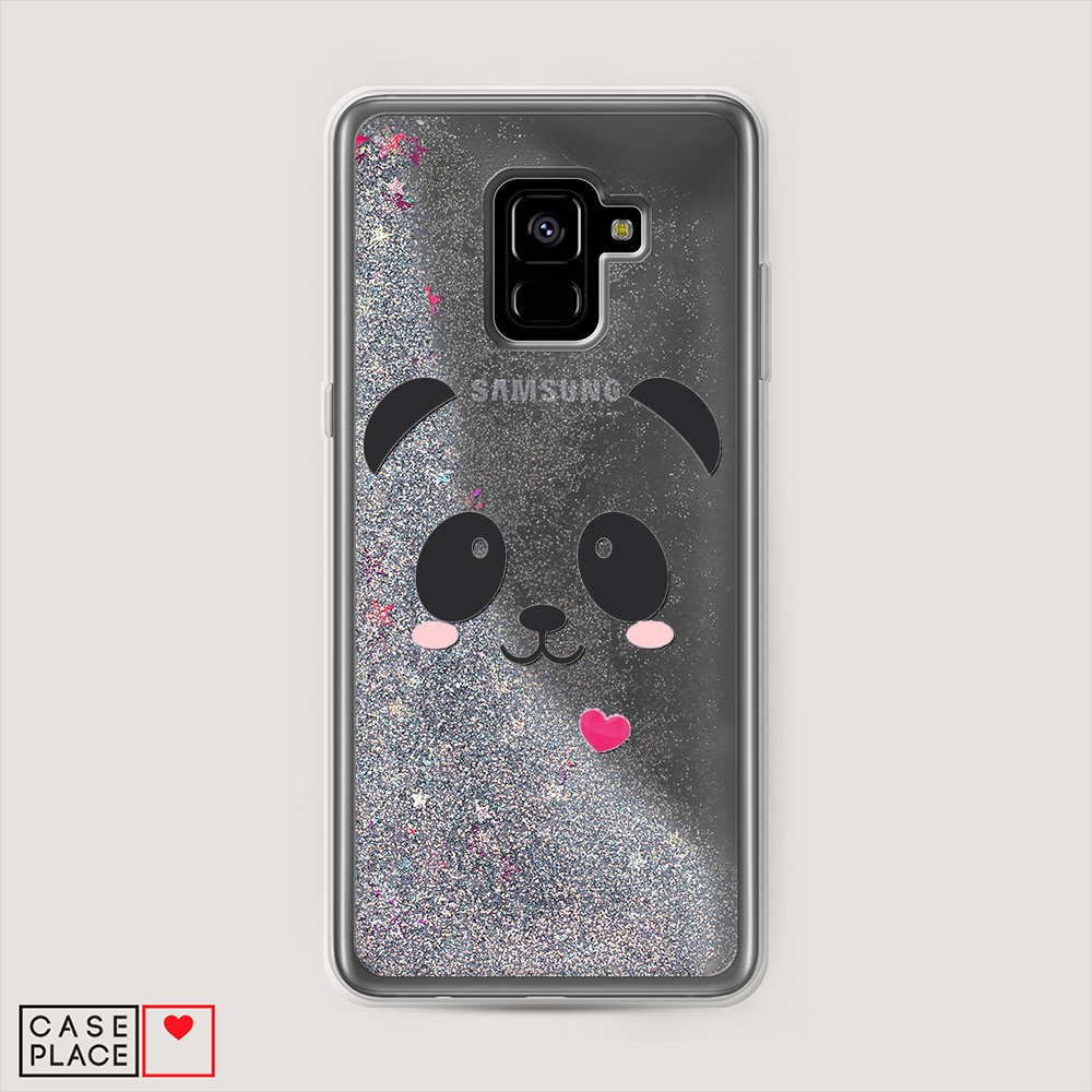 

Чехол Awog "Влюбленный панда контур" на Samsung Galaxy A8 Plus, 25591-1