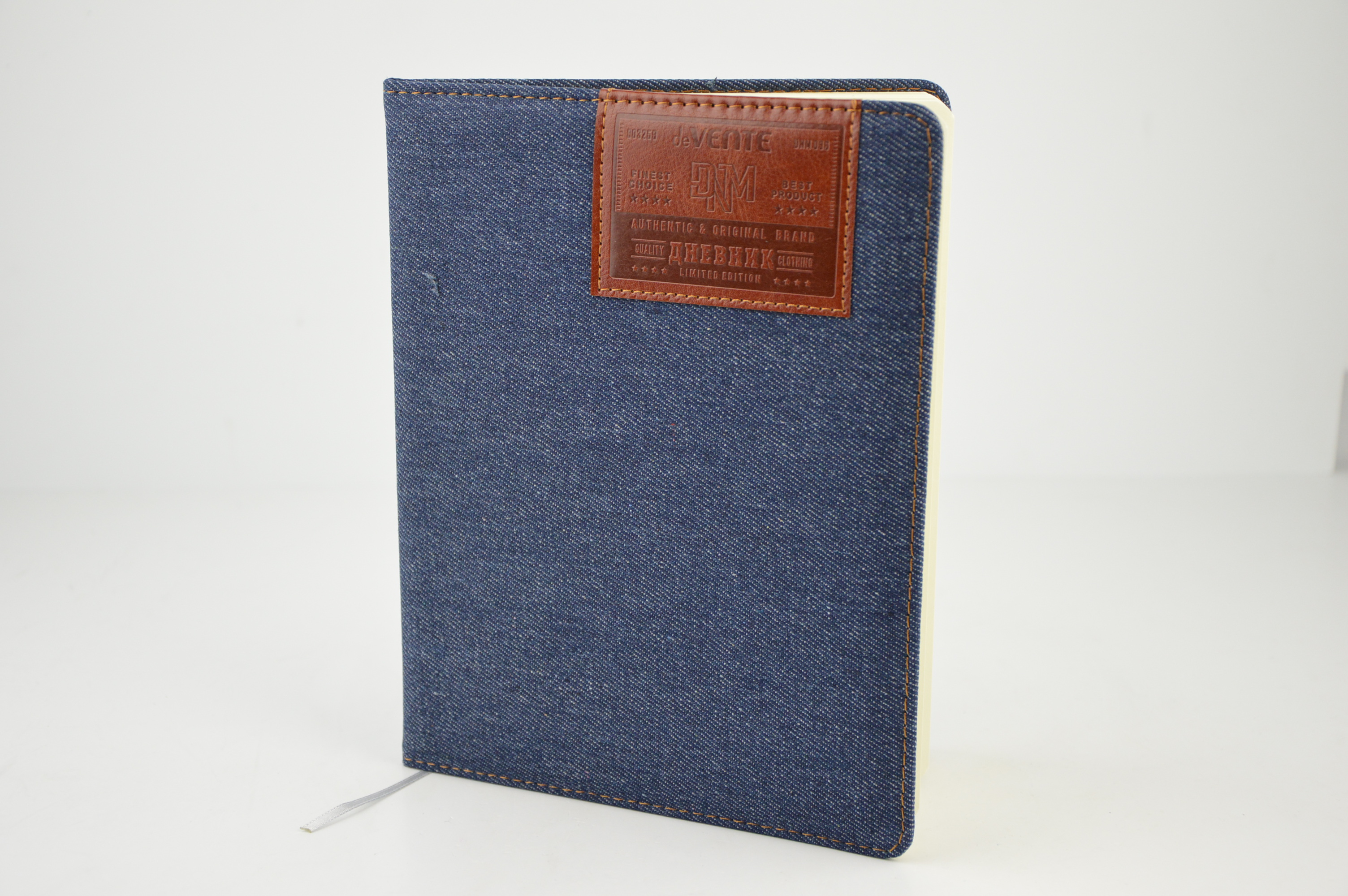 

Дневник универс для 1-11 класса Dark blue jeans, тв обл, джинсовая ткань, термотисн, ляссе, Синий