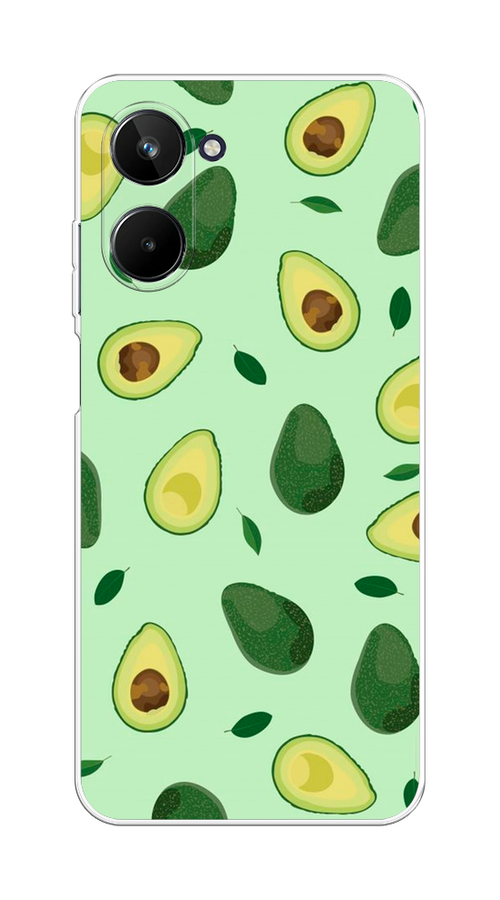 

Чехол Homey на Realme 10 4G "Blue avocado", Коричневый;зеленый, 2512150-1