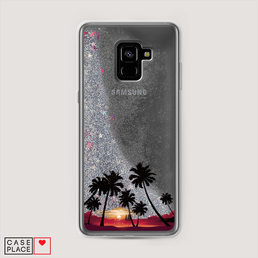 

Чехол Awog "Закат и пальмы" на Samsung Galaxy A8 Plus, 25591-1