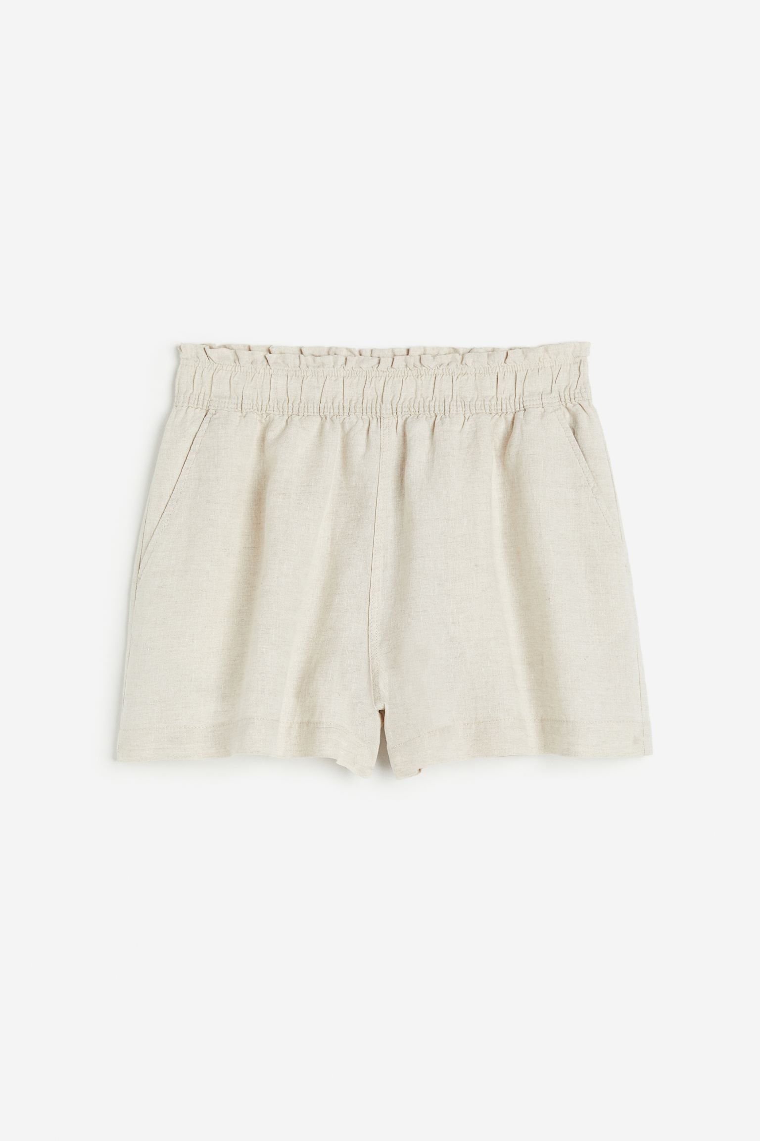 

Повседневные шорты женские H&M 1058332024 бежевые XL (доставка из-за рубежа), Бежевый, 1058332024