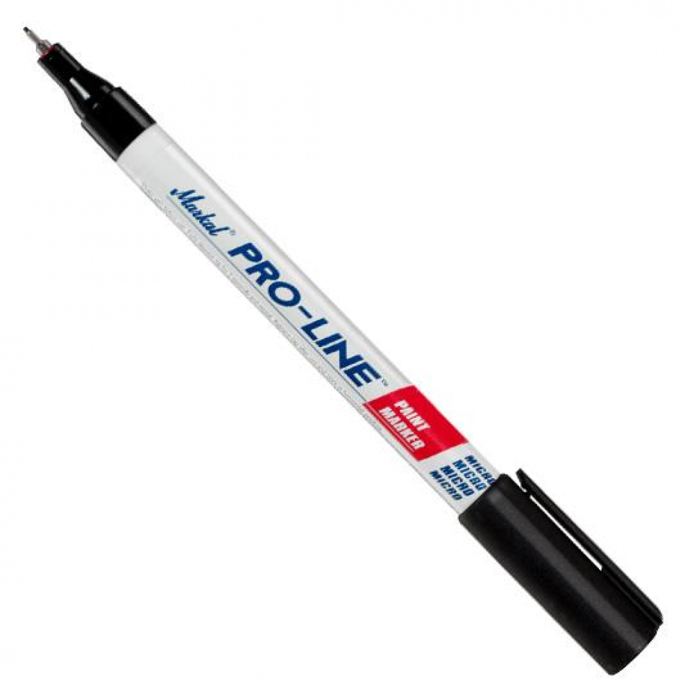 Маркер-краска с тонким наконечником Markal Pro-Line Micro, промышленный, 0,8 мм, чёрный 96
