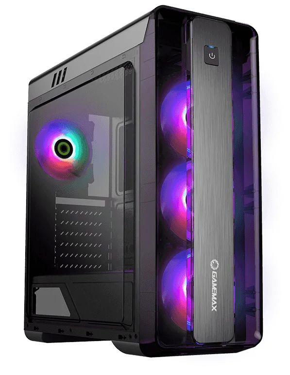 

Корпус компьютерный GAMEMAX MoonLight FRGB Black, MoonLight FRGB