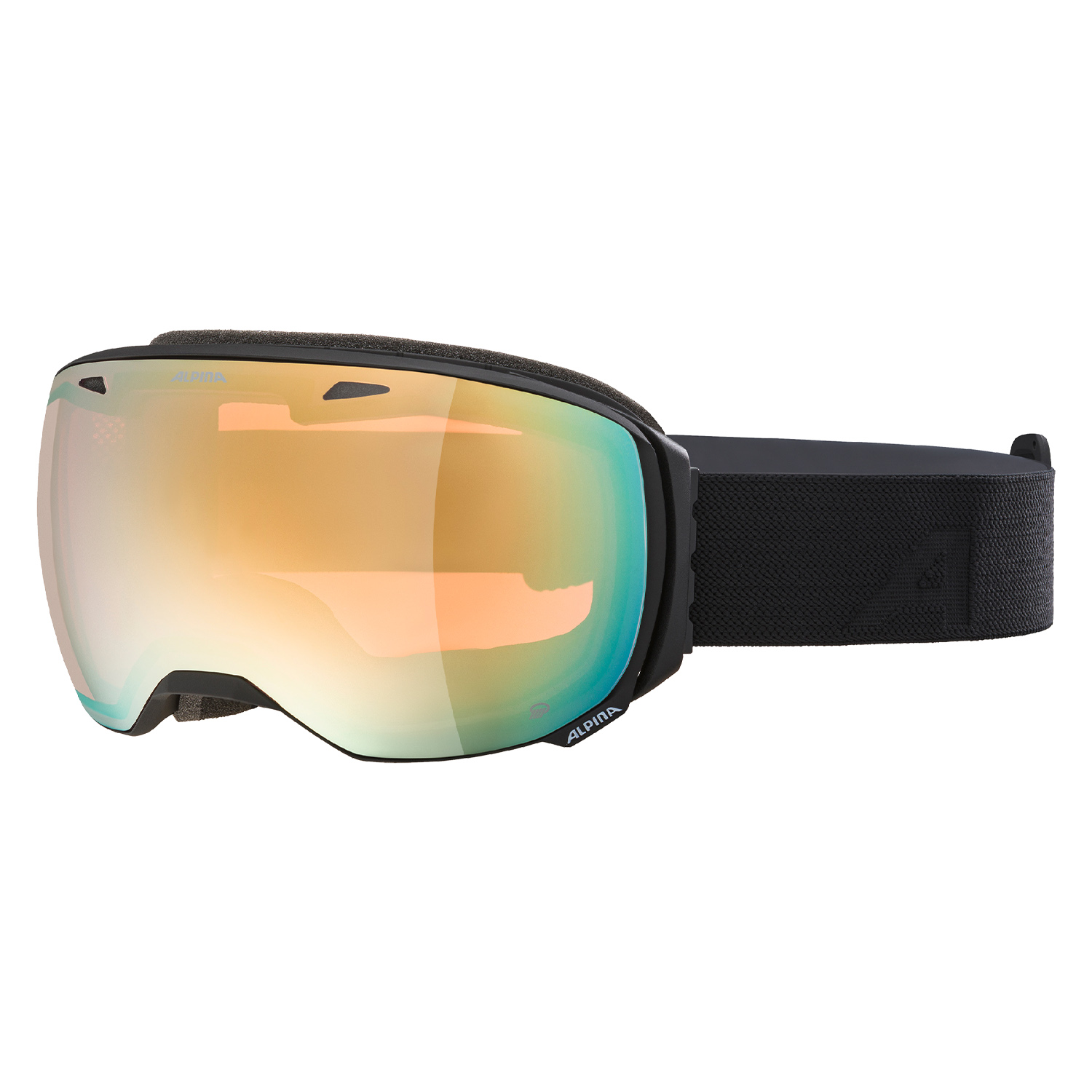 

Маска Горнолыжная Alpina Big Horn Q Black Matt/Gold S2 (Б/Р) 2024-25, Big Horn Q