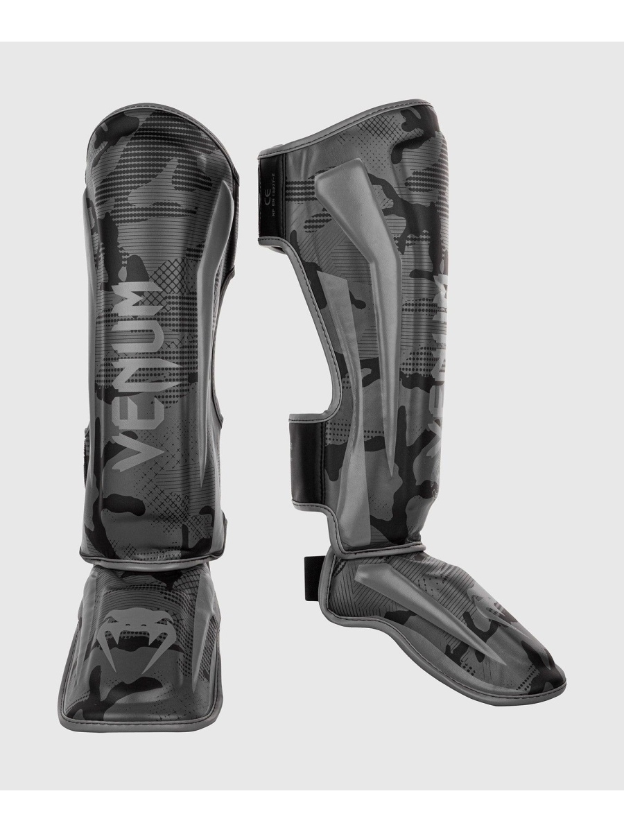 фото Щитки venum elite black/dark camo (xl)