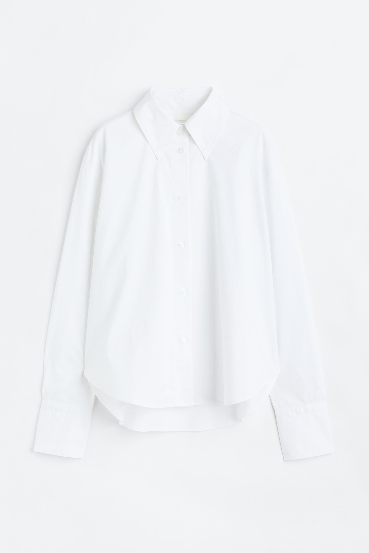 Рубашка женская H&M 1103250001 белая XS (доставка из-за рубежа)