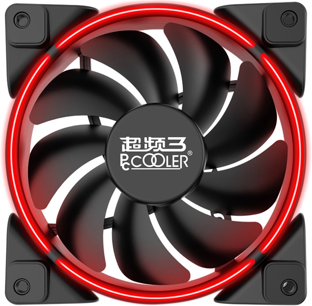

Корпусной вентилятор PCCooler CORONA RED (), CORONA RED