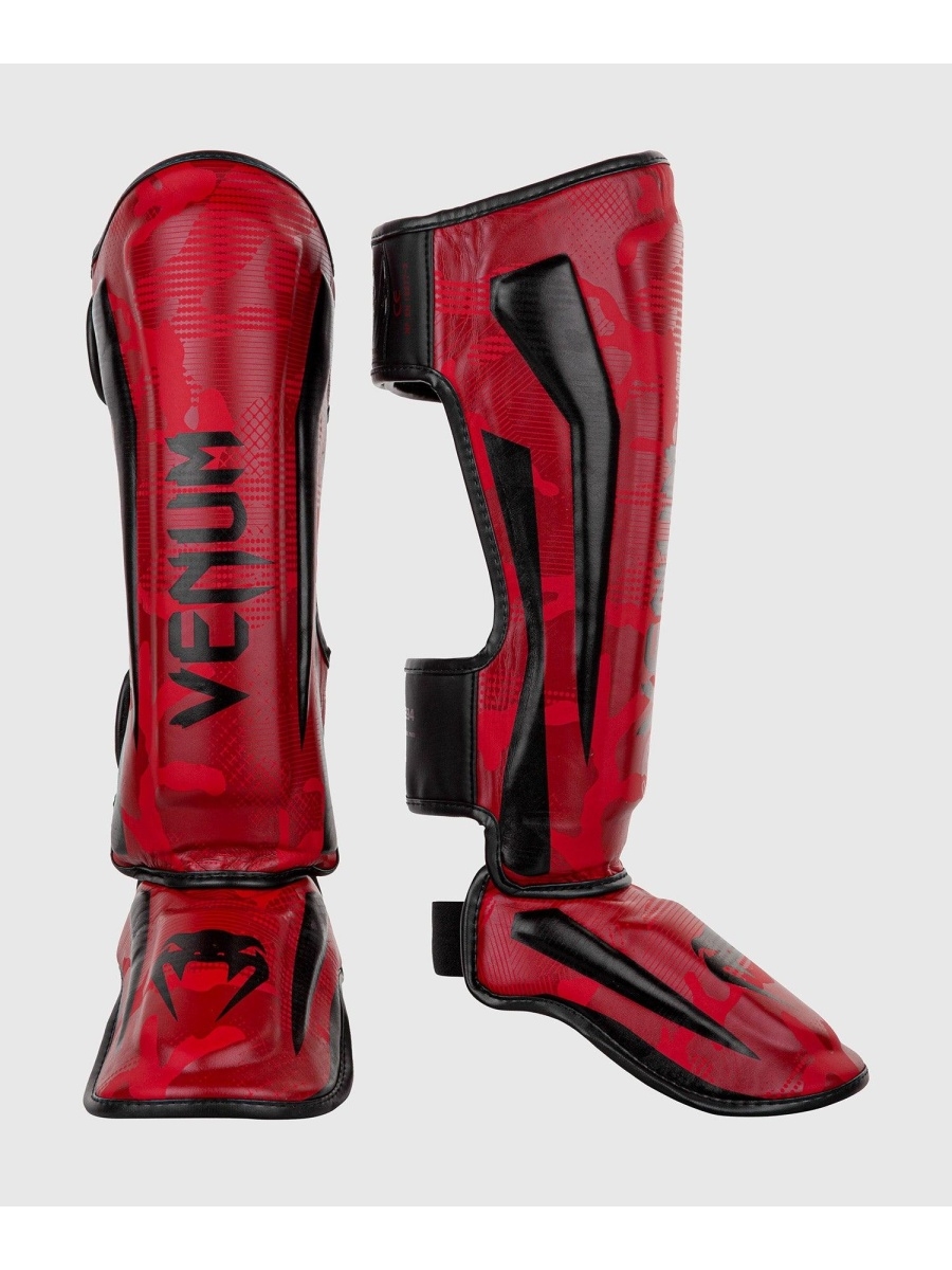 фото Щитки venum elite red camo (m)