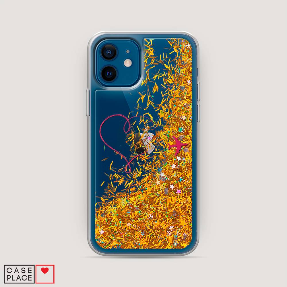 

Чехол Awog на Apple iPhone 12 mini / Айфон 12 mini "Сердце и самолет", Разноцветный, 12690-1