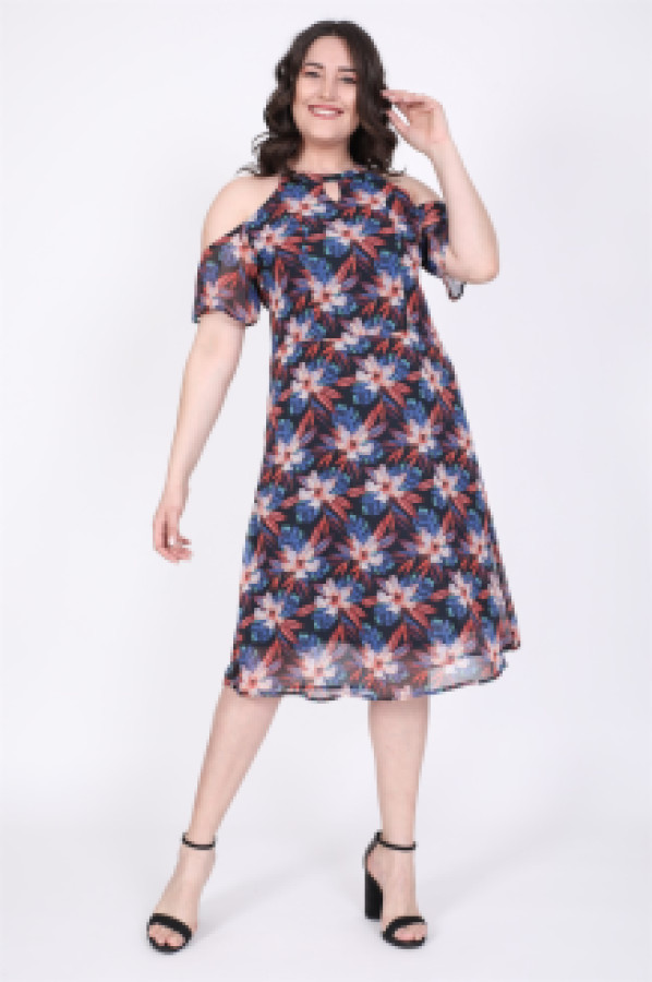 

Платье женское My Line Moda 765 синее 50 (доставка из-за рубежа), Синий, 765