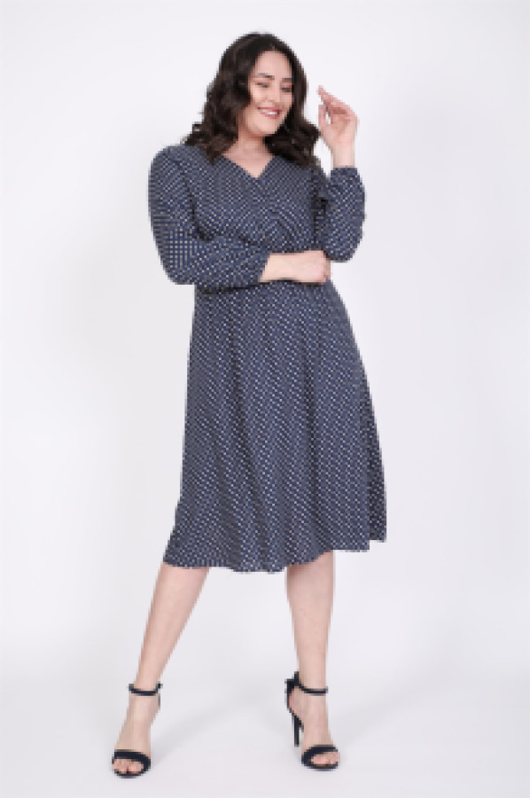 

Платье женское My Line Moda 776 синее 48 (доставка из-за рубежа), 776