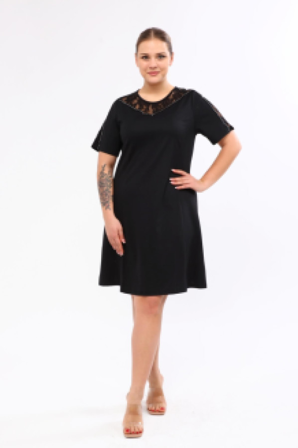 

Платье женское My Line Moda 888 черное 50 (доставка из-за рубежа), Черный, 888