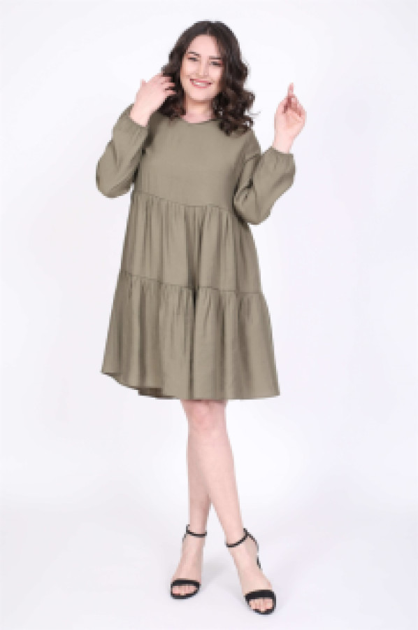 

Платье женское My Line Moda 902 хаки 52 (доставка из-за рубежа), 902