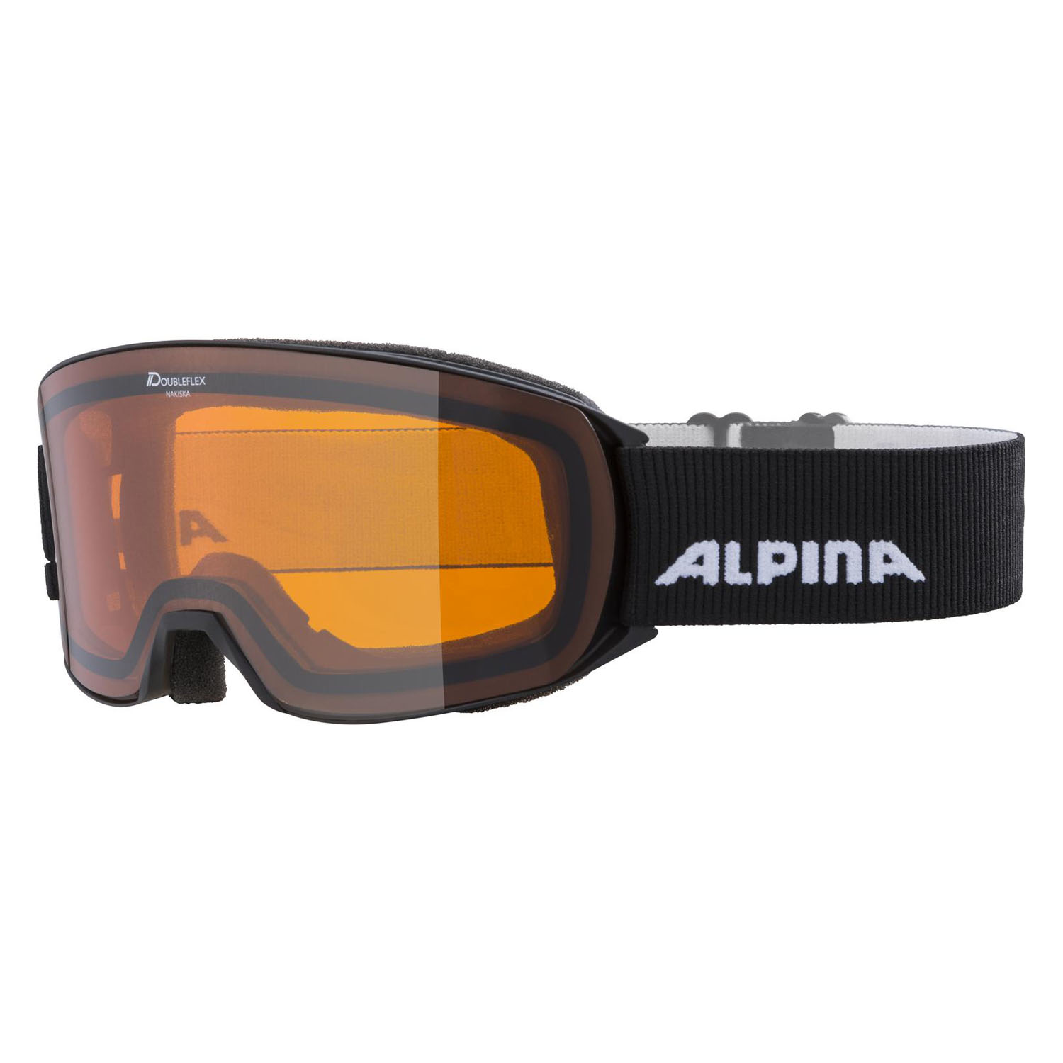 

Маска Горнолыжная Alpina Nakiska Black Matt/Orange S2 (M) 2024-25, Nakiska