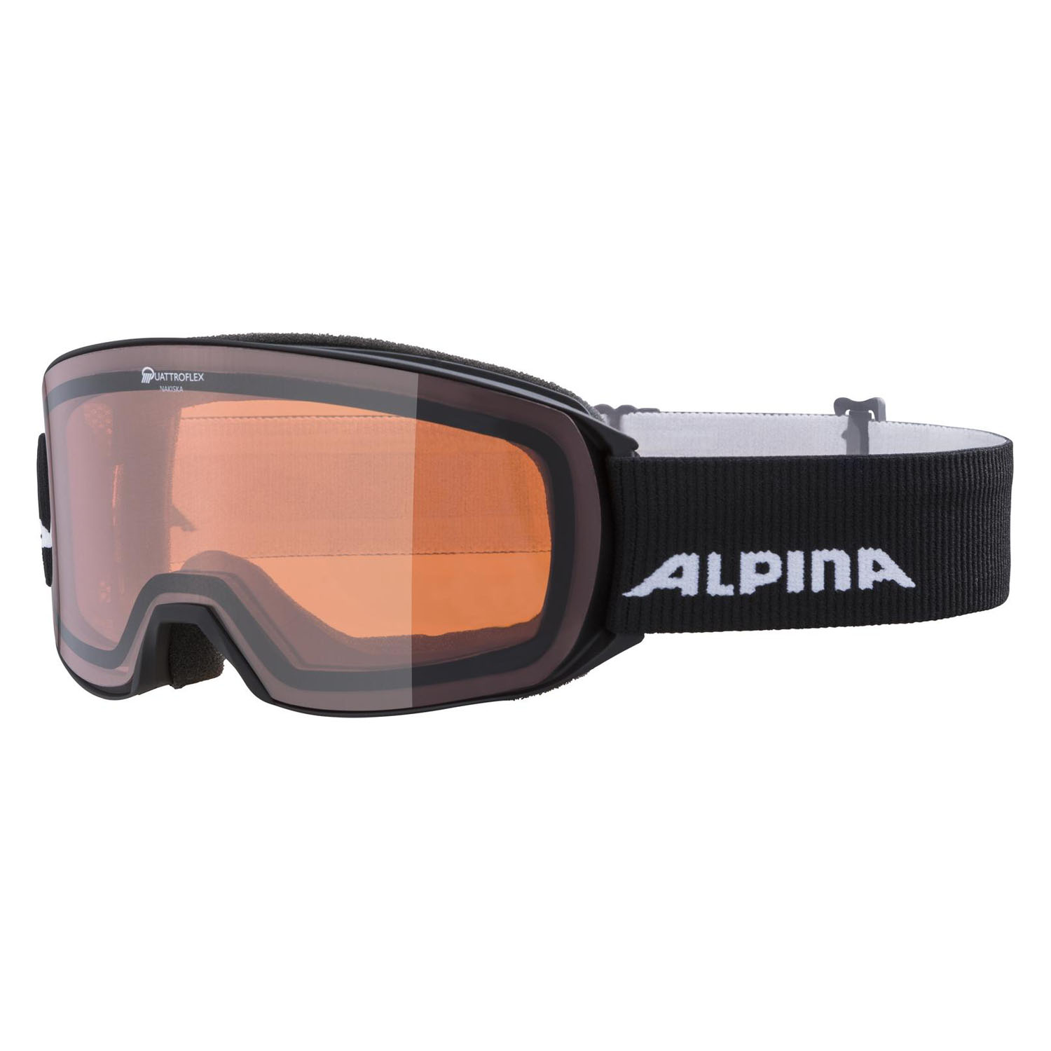 

Маска Горнолыжная Alpina Nakiska Q Black Matt/Q S2 (M) 2024-25, Nakiska Q