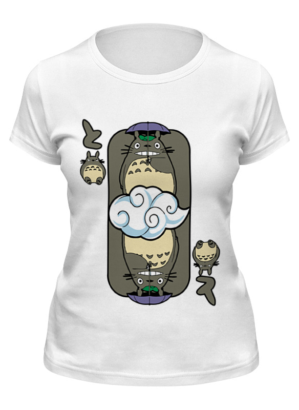 

Футболка женская Printio Totoro (тоторо) белая XL, Белый, Totoro (тоторо)