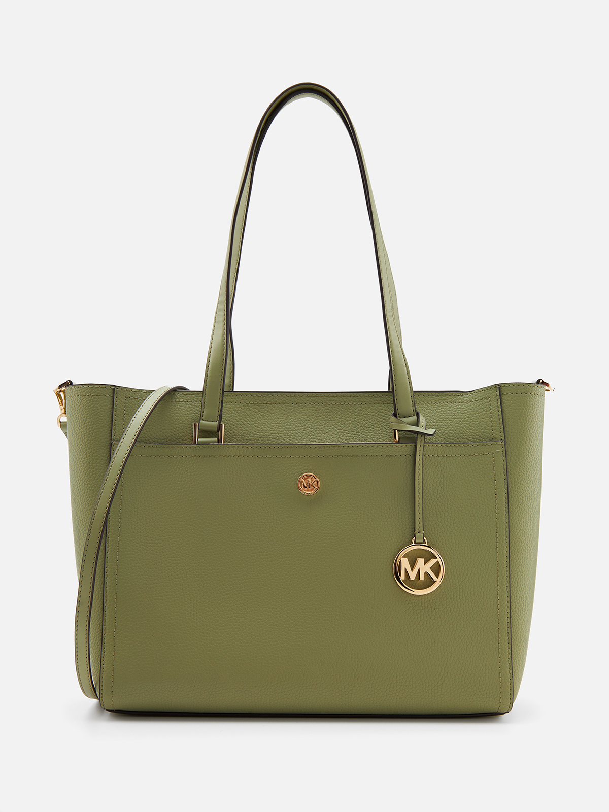 Комплект (сумка+косметичка+кошелек) женский Michael Kors 35T1G5MT7T, зеленый