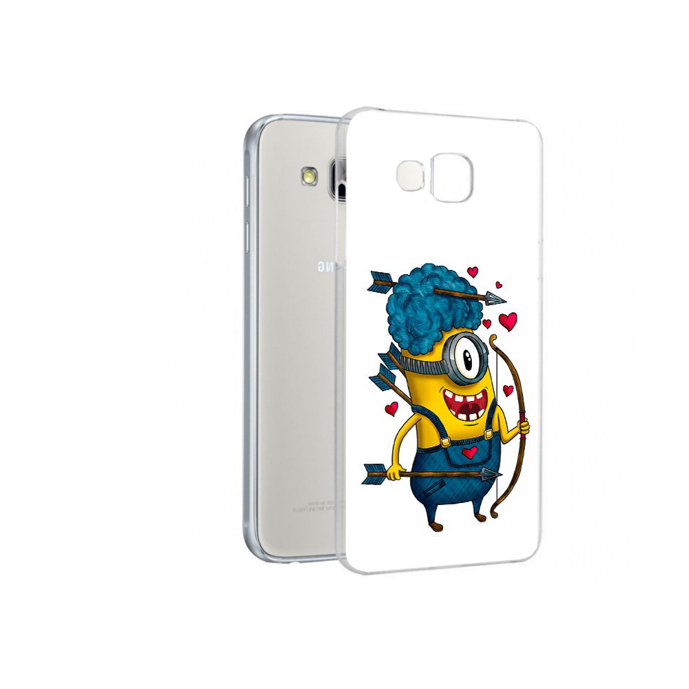 

Чехол MyPads Tocco для Samsung Galaxy A7 Миньон купидон, Прозрачный, Tocco