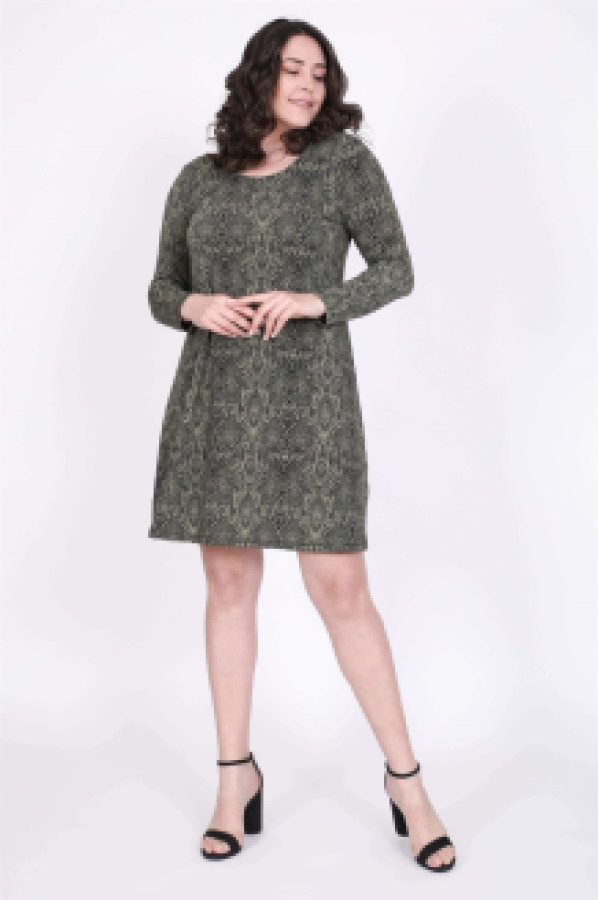 

Платье женское My Line Moda 907 хаки 3XL (доставка из-за рубежа), 907