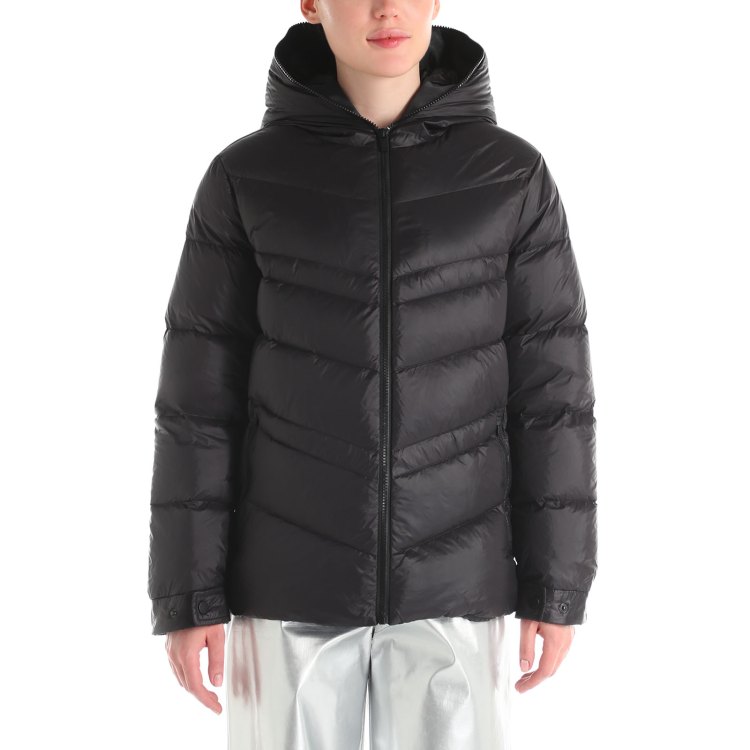 

Пуховик женский Maison David MLY012-1 черный L, MLY012-1