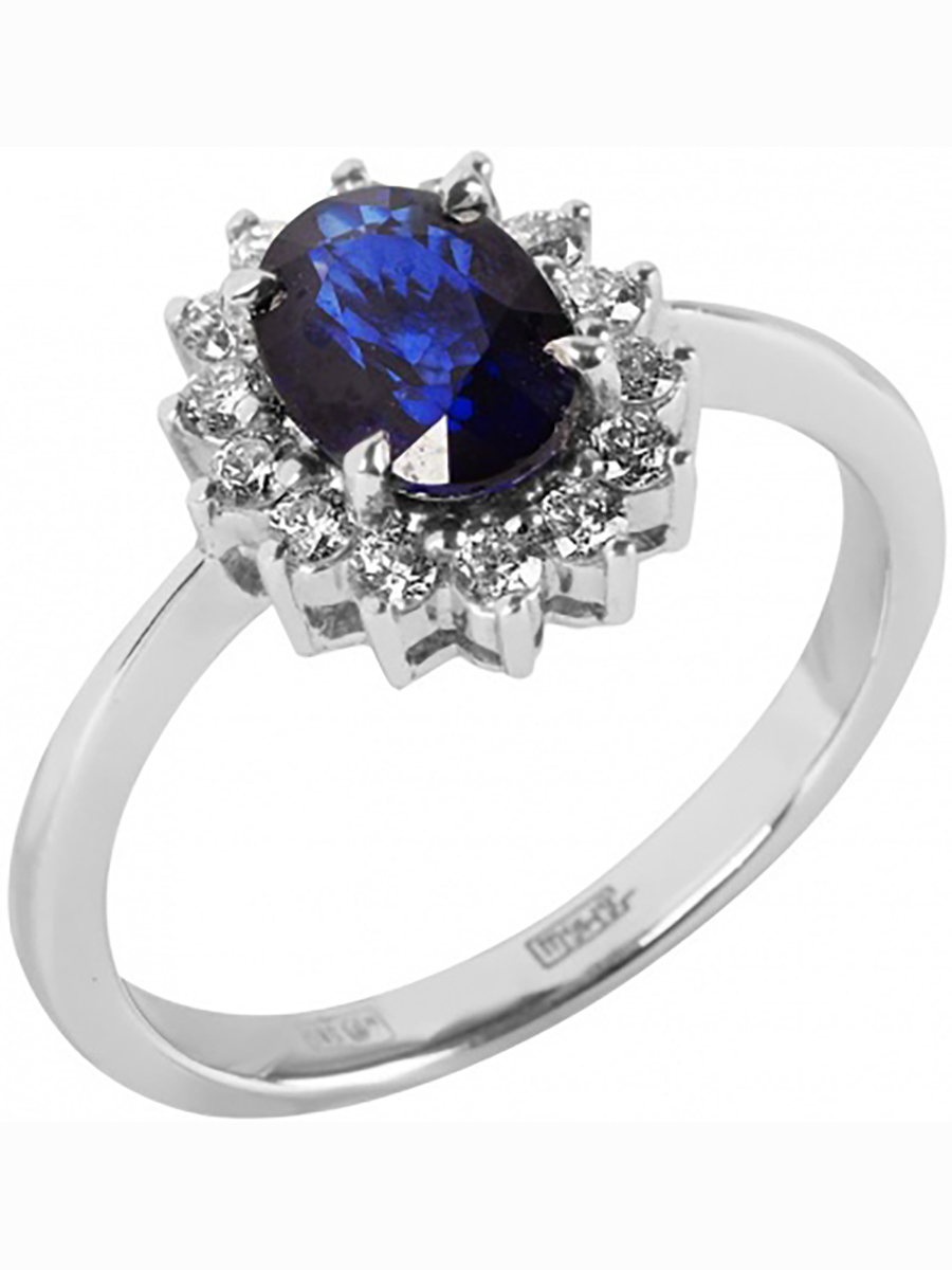 

Кольцо с сапфиром и бриллиантами из белого золота Ивел 2062001696062 19, 2062001696062