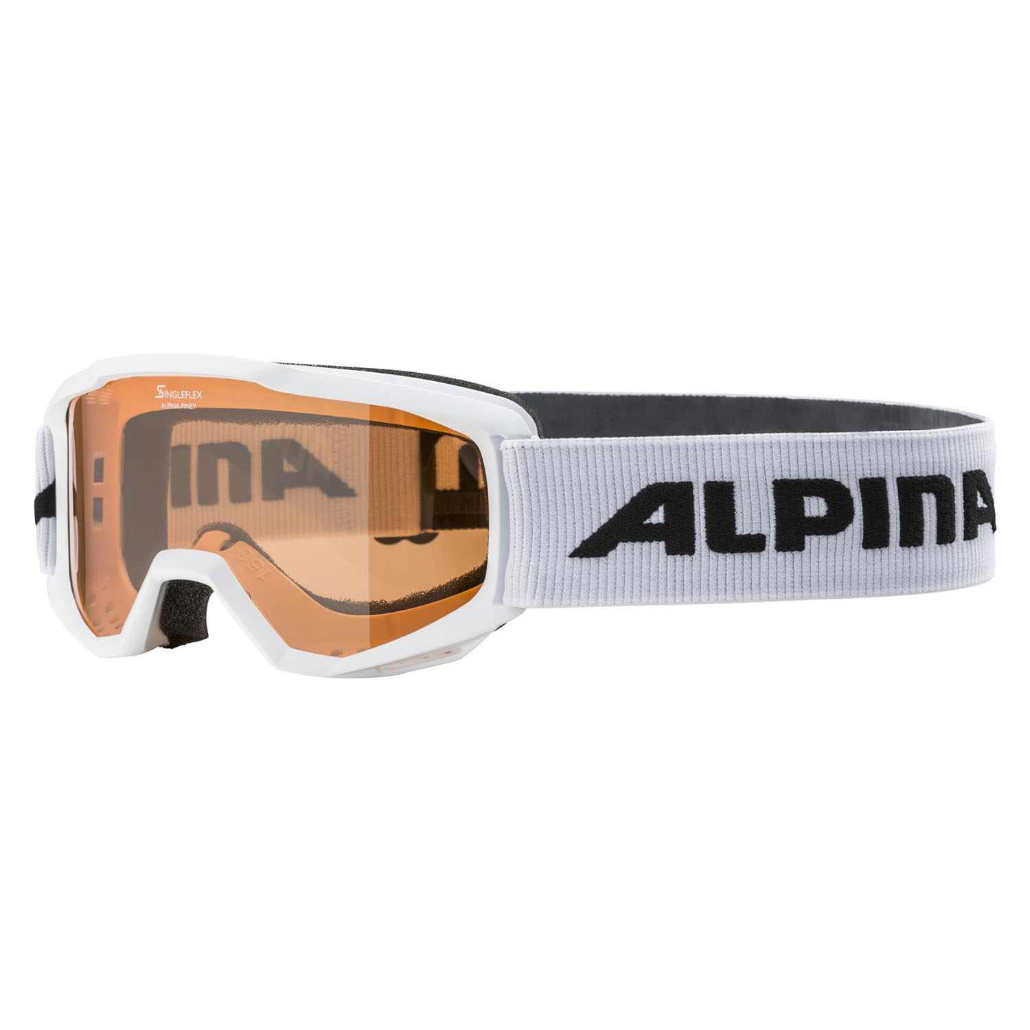 Маска Горнолыжная Alpina Piney White MattOrange S2 БР 2024-25 4589₽