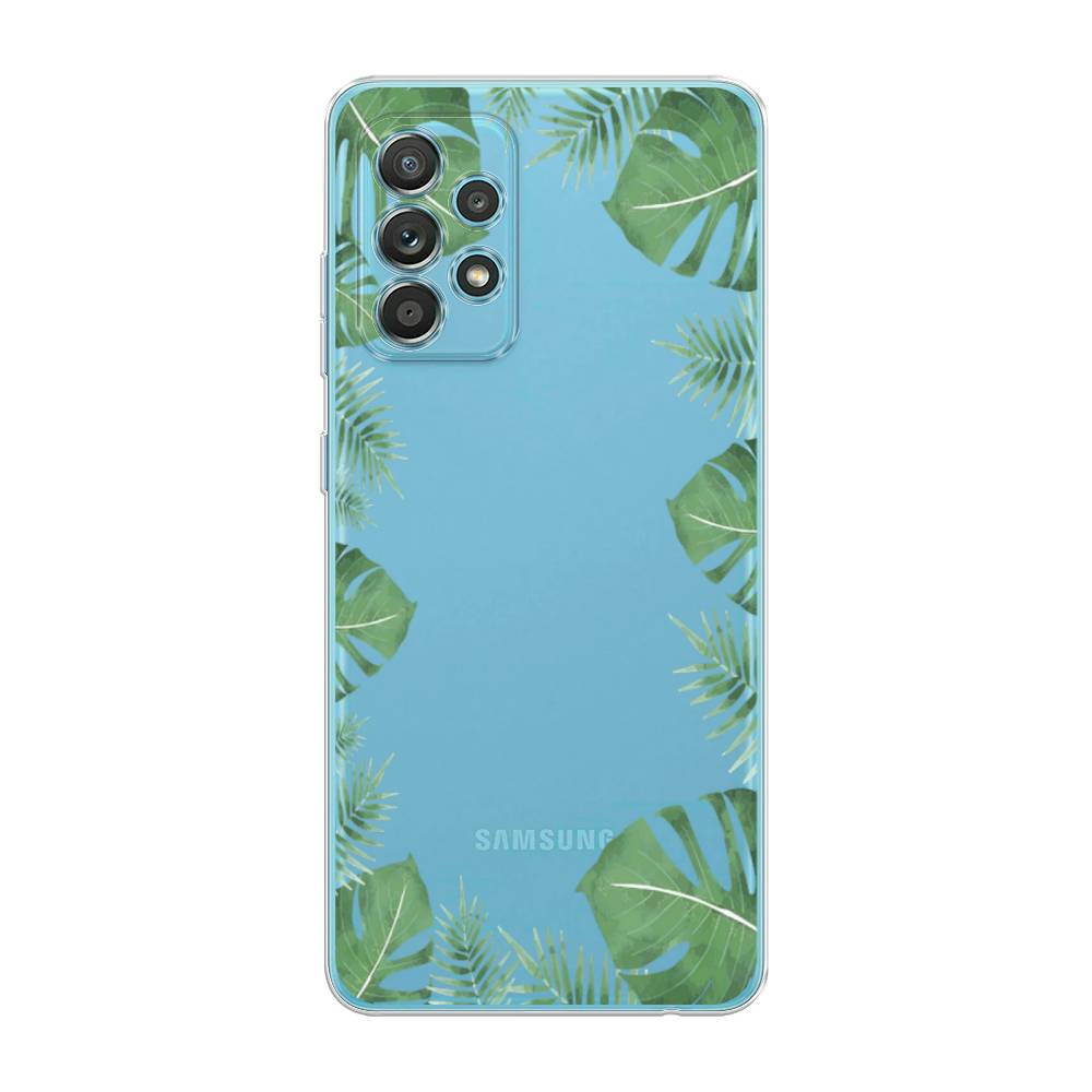 

Чехол Awog на Samsung Galaxy A33 5G / Самсунг A33 5G "Листья папоротника рамка", Зеленый, 2104450-8