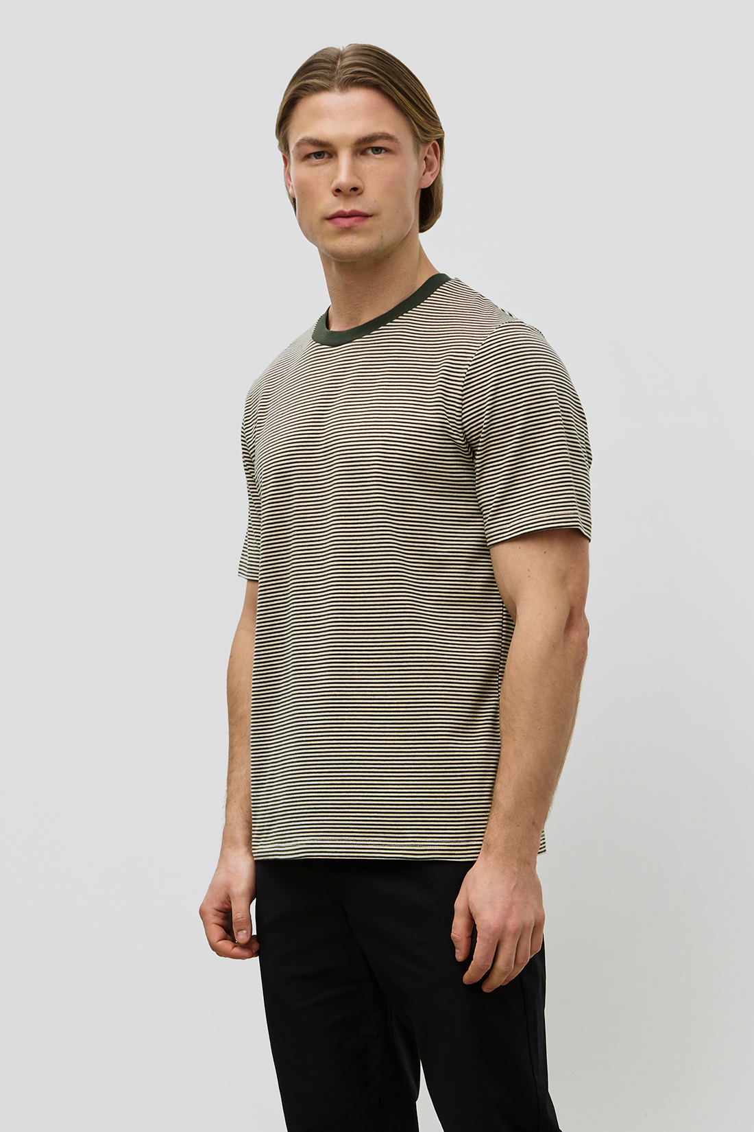 

Футболка мужская Baon B7323058 зеленая 2XL, Зеленый, B7323058