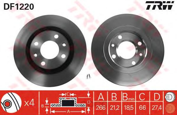 

Диск Тормозной Передний Citroen Xantia, Peugeot 405 1.8-2.0Hdi 85>