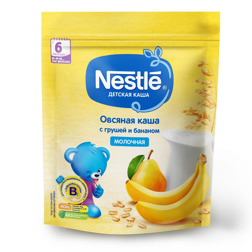 Каша молочная Nestle Овсяная с грушей и бананом с 6 мес. 220 г