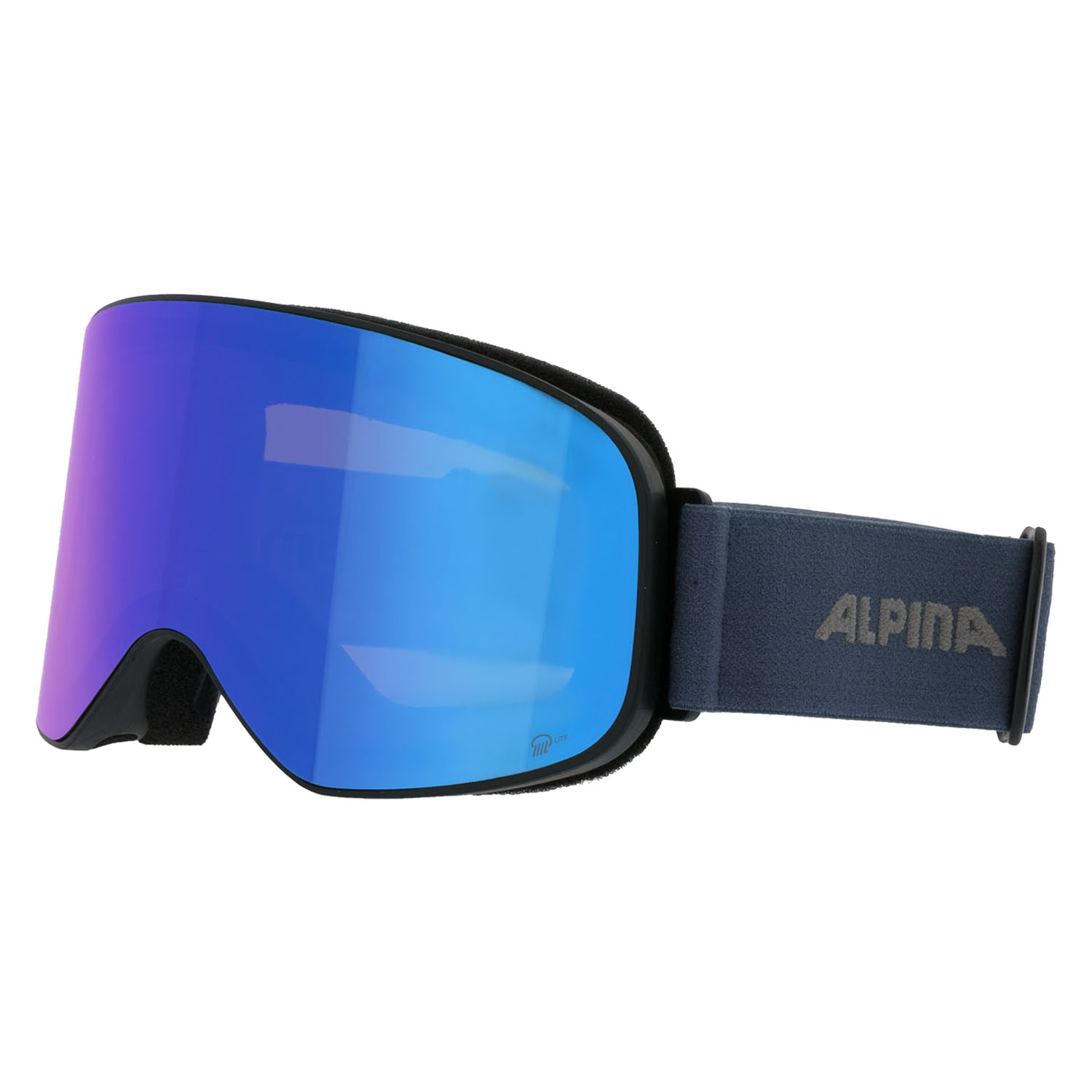 

Маска Горнолыжная Alpina Slope Q-Lite Black-Dirtblue Matt/Q-Lite Blue S2 (M) 2024-25, Slope Q-Lite