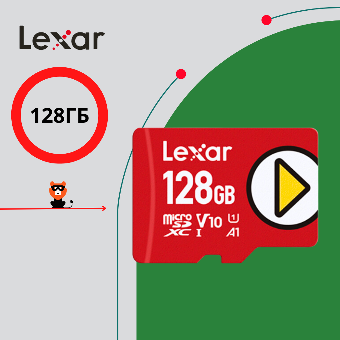 Карта памяти Lexar MicroSDXC 128GB BL PLAY