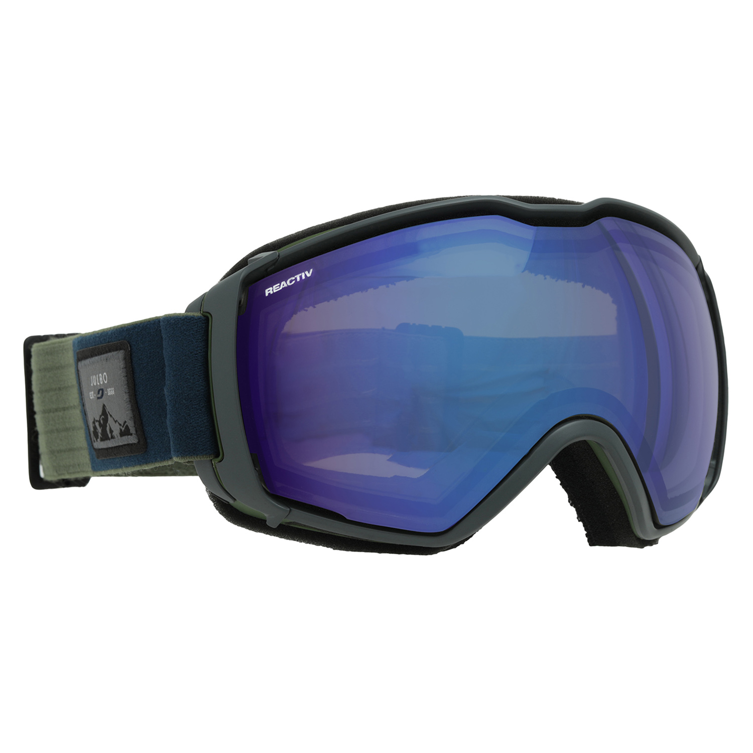

Маска Горнолыжная Julbo Aerospace Green-Grey S2-4 (Б/Р) 2021-22, Aerospace