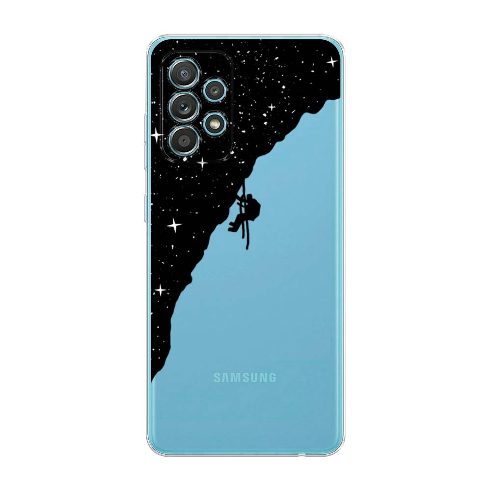 

Чехол Awog на Samsung Galaxy A33 5G / Самсунг A33 5G "Скалолаз в космосе", Черный;белый;бежевый, 2104450-4