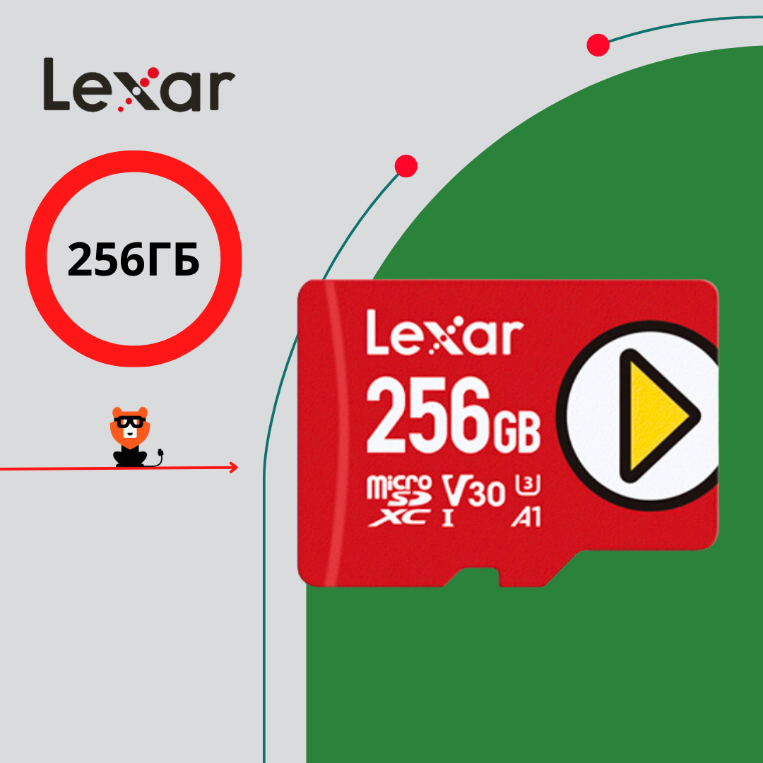 Карта памяти Lexar MicroSDXC 256GB BL PLAY