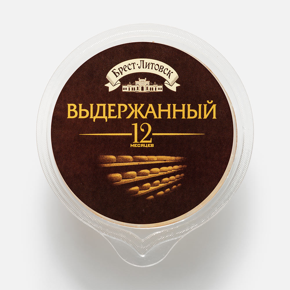 

Сыр твердый Брест-Литовск выдержанный, колотый, 45%, 150 г