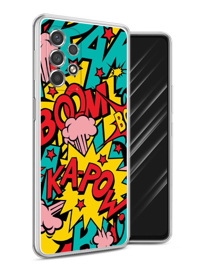 

Чехол Awog на Samsung Galaxy A53 / Самсунг A53 "Постер pop art", Голубой;желтый;красный, 2104550-9