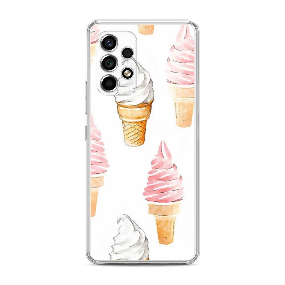 

Чехол Awog на Samsung Galaxy A53 / Самсунг A53 "Нарисованное мороженое", Белый;розовый, 2104550-10