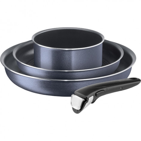 фото Набор посуды tefal ingenio twinkle grey 16/22/26см 04180850