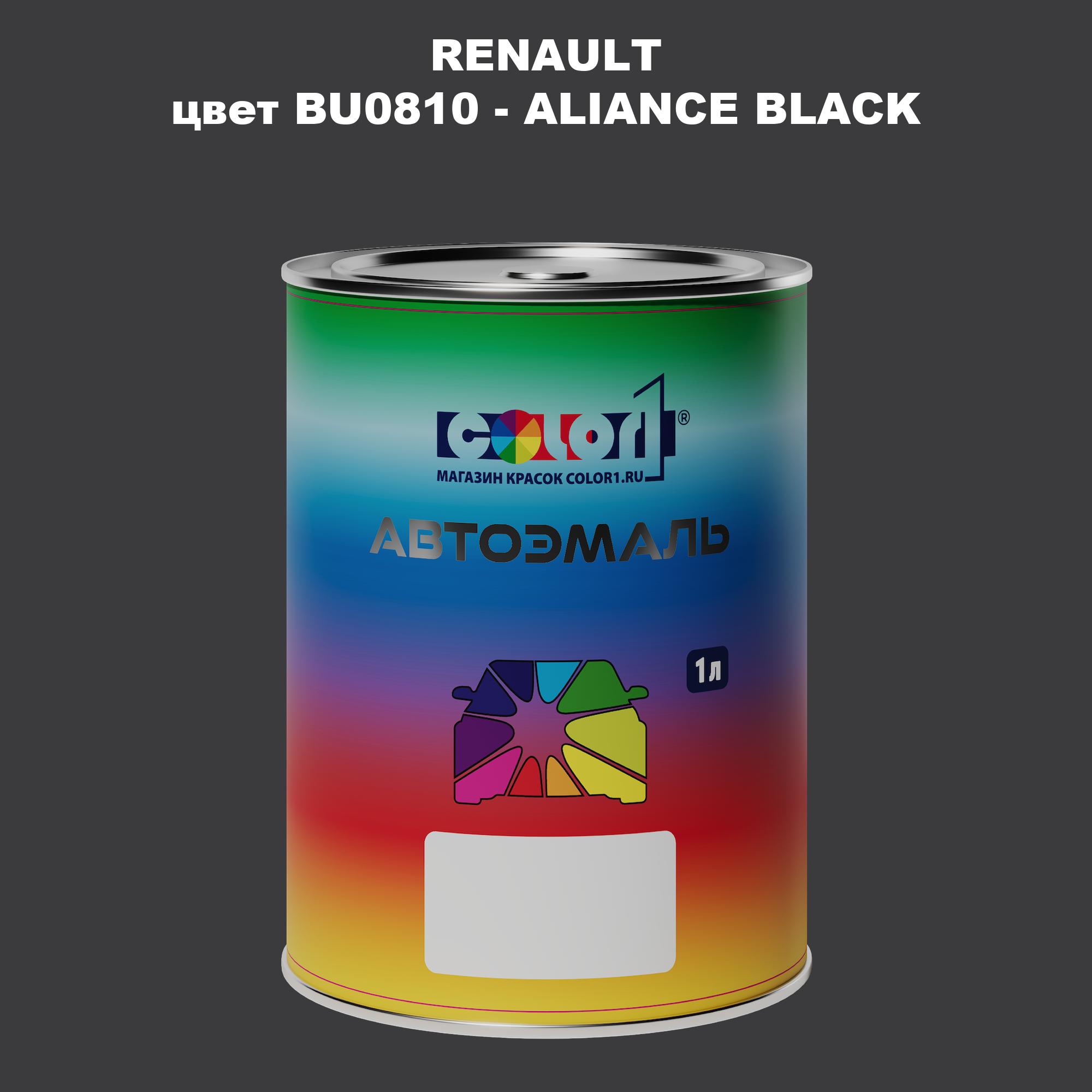 

Автомобильная краска COLOR1 для RENAULT, цвет BU0810 - ALIANCE BLACK, Прозрачный