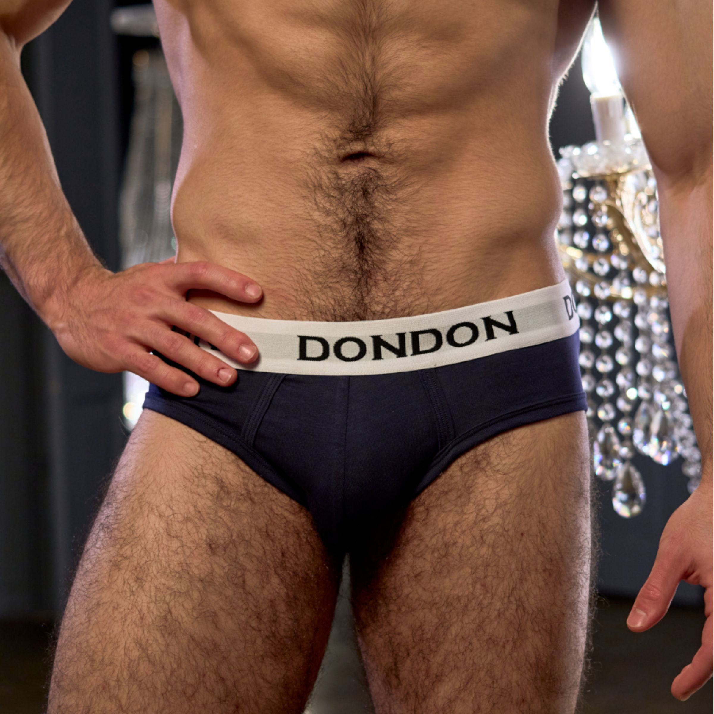 

Трусы мужские DonDon 204-01_08 синие 2XL 1 штука, Синий, 204-01_08