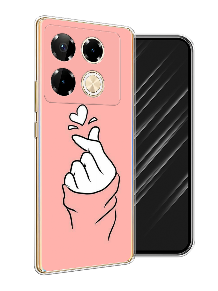 

Чехол Awog на Infinix Note 40 Pro "Любовь-щелк", Оранжевый, 3105750-1