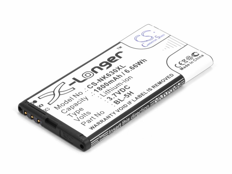 

Аккумуляторная батарея для Nokia Lumia 630, 635 (BL-5H) 1800mAh