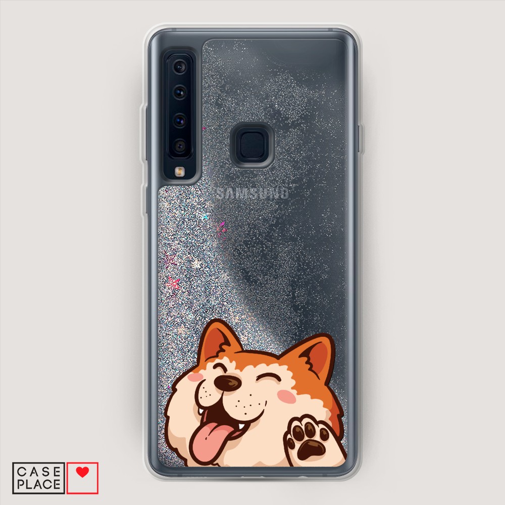 

Жидкий чехол с блестками "Звездный единорог" на Samsung Galaxy A91